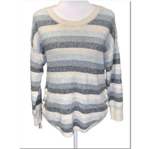 Pink Republic Striped Sweater Size Large EUC